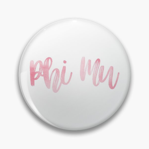 Artikelvorschau, Phi Mu Pink Aquarell entworfen und verkauft von Stickers by SoSrat.