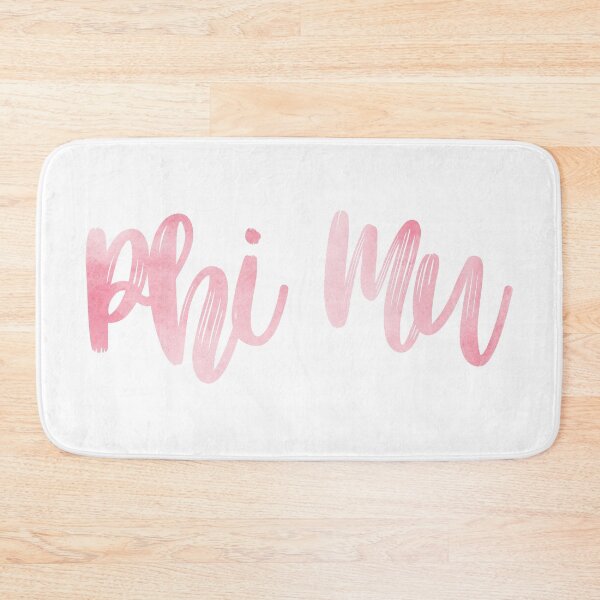 Item preview, Phi Mu Pink Watercolor designed and sold by Stickers by SoSrat.