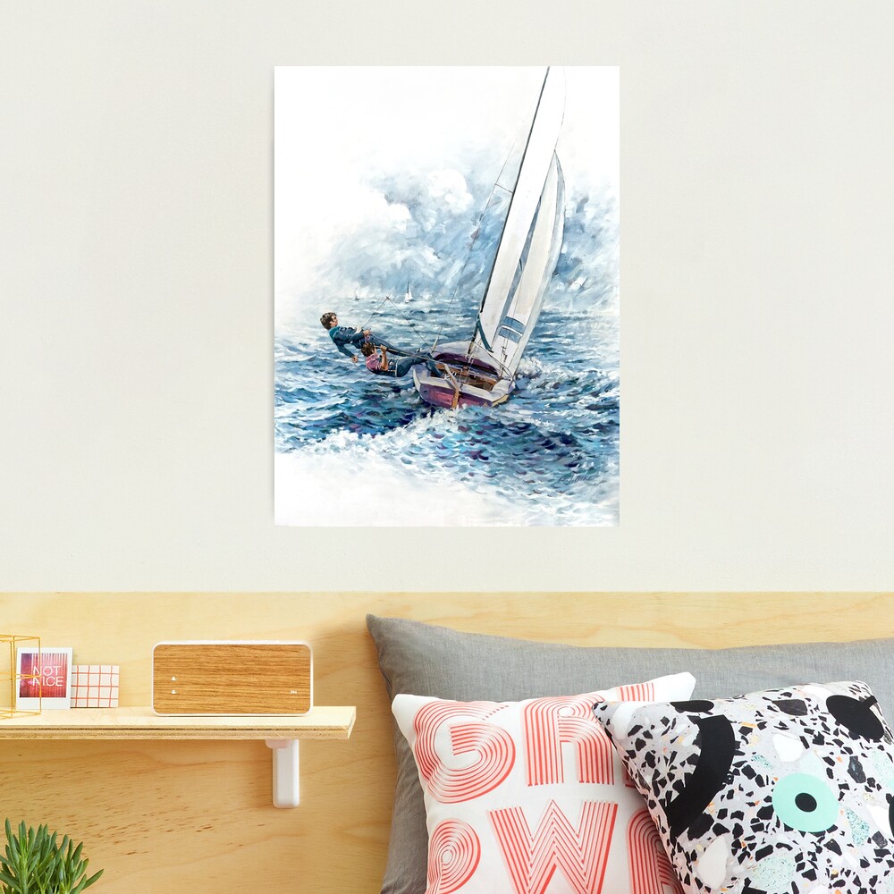Rounding The Buoy Photographic Print