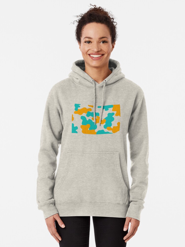 light blue camo hoodie