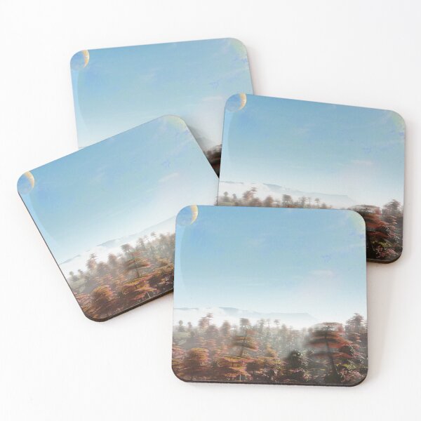 Item preview, exoplanet landscape, beautiful forest on an alien world designed and sold by DottedYeti.