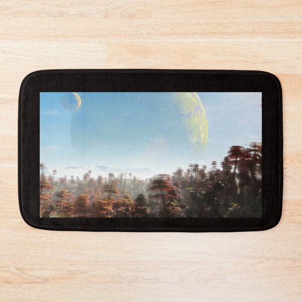 Item preview, exoplanet landscape, beautiful forest on an alien world designed and sold by DottedYeti.