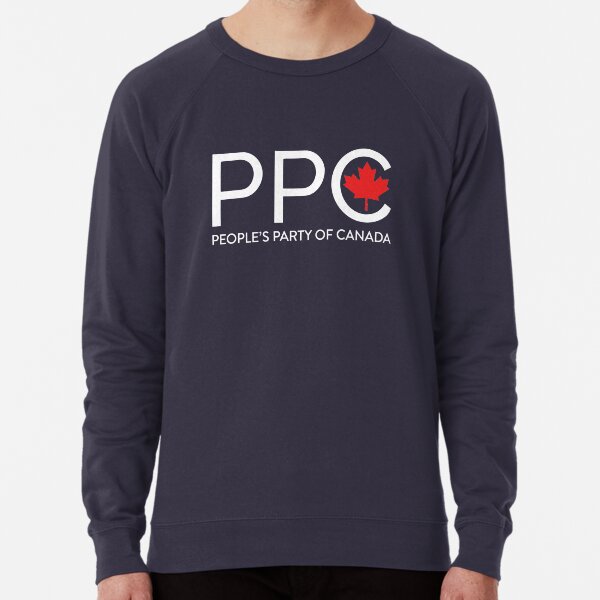 People's Party of Canada logo PPC Maxime Bernier 2019 #BernierNation Canada Elections 2019 MCGA Make Canada Great Again blue navy background Lightweight Sweatshirt