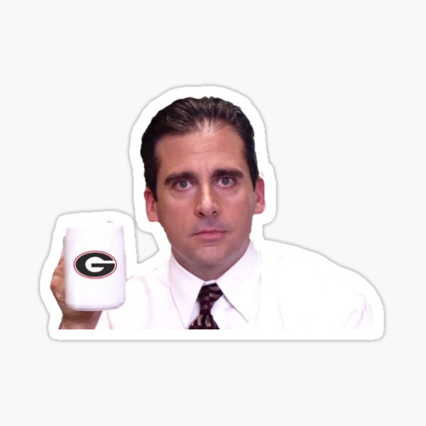 georgia michael scott Sticker