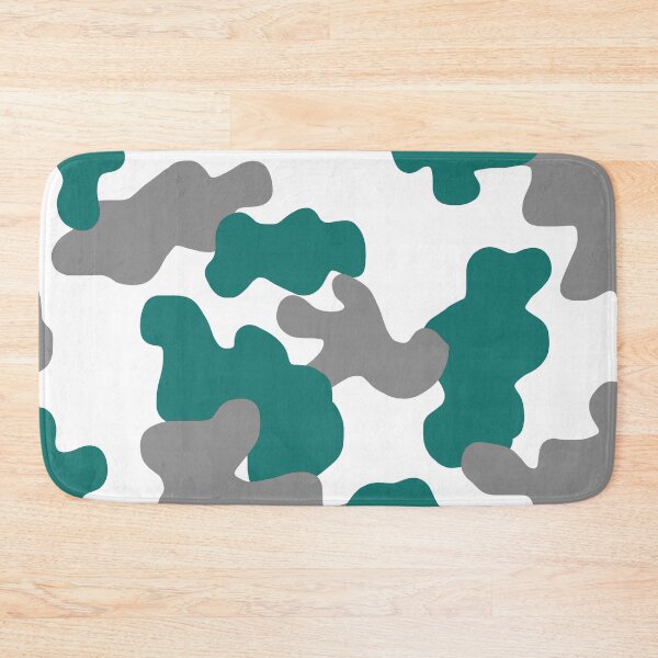 Item preview, Turquoise and Gray Camo designed and sold by Aziz Designs.