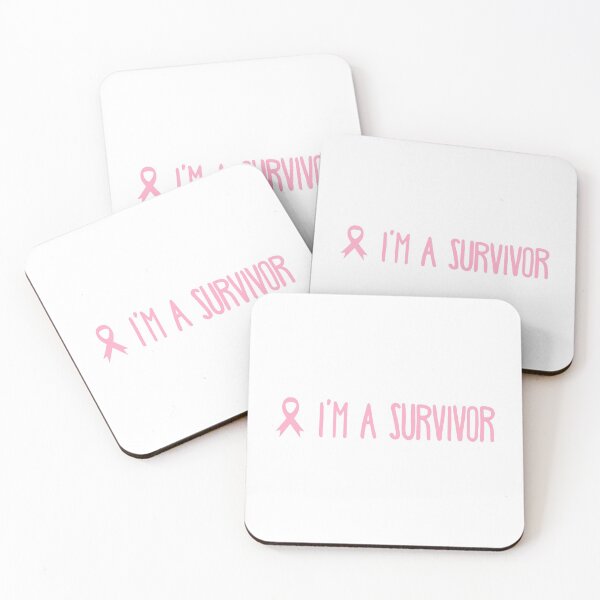 Item preview, Breast Cancer Survivor: Pink I'm A Survivor Ribbon  designed and sold by SnickerDoodleUS.