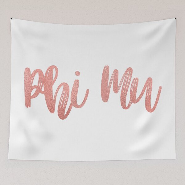 Aperçu de l'œuvre Phi Mu Rose Gold créée et vendue par Stickers by SoSrat.
