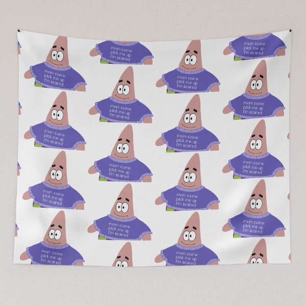 Item preview, “Mom Come Pick Me Up I’m Scared” - Patrick Star designed and sold by alainakozyart.
