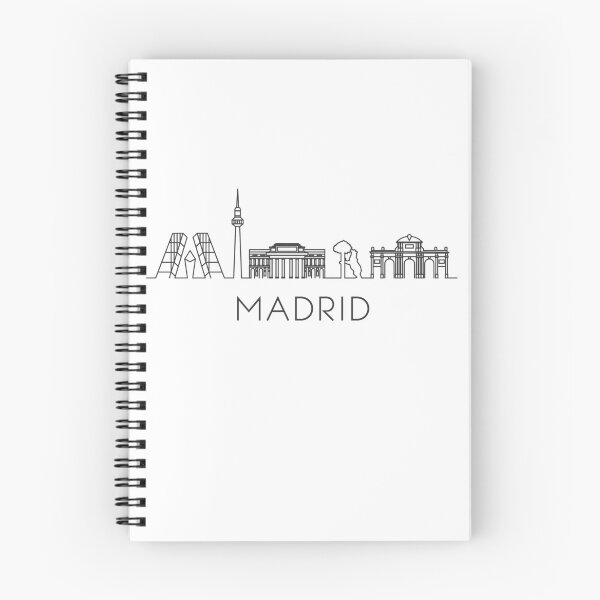 Item preview, Madrid City Skyline Silhouette designed and sold by printadorable.