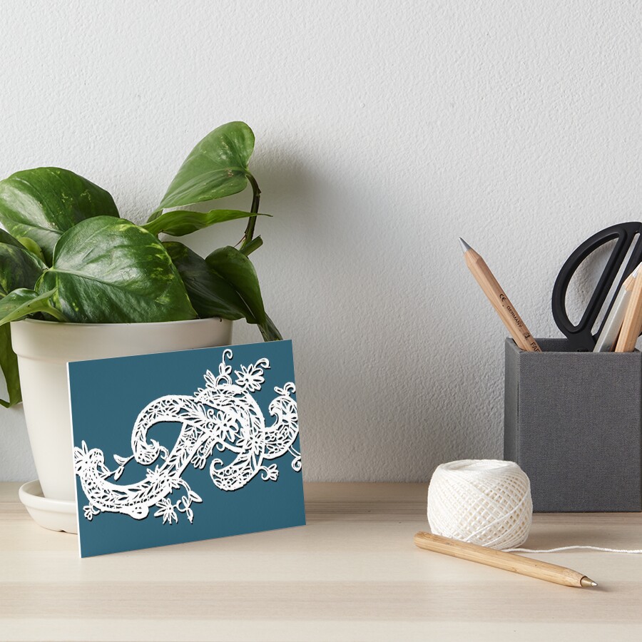 digitally adapted Art Board Print