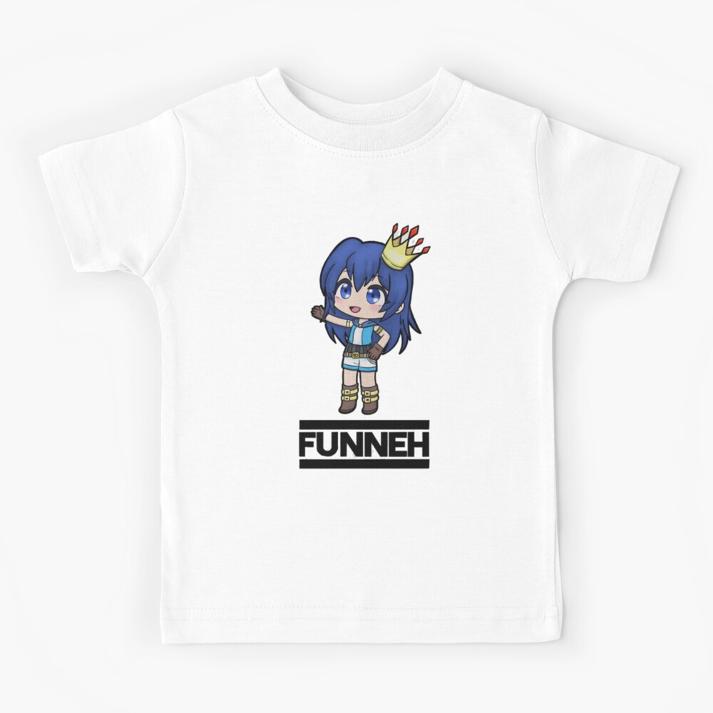 Funneh Gamer Kids T Shirt By Adamlalanas Redbubble - ice phoenix crew roblox