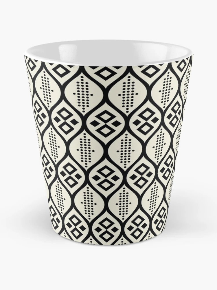 Thumbnail 2 of 4, Coffee Mug, Geometric abstract pattern designed and sold by elyomys.