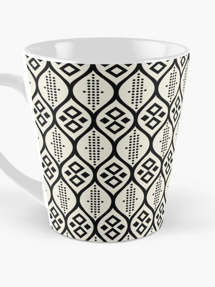 Thumbnail 3 of 4, Coffee Mug, Geometric abstract pattern designed and sold by elyomys.