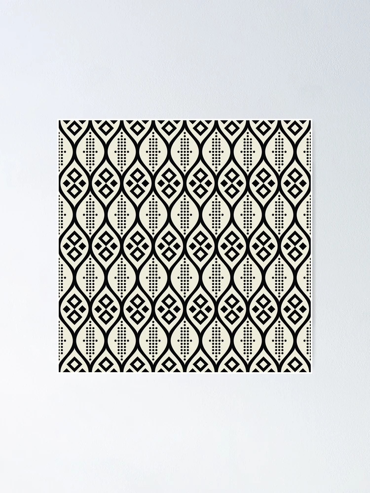 Thumbnail 1 of 3, Poster, Geometric abstract pattern designed and sold by elyomys.