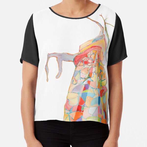 original and colorful. She is passionate about trees Chiffon Top