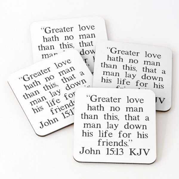 Item preview, John 15:13 KJV designed and sold by IBMClothing.