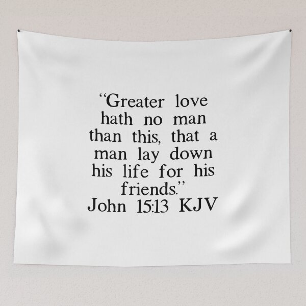 Item preview, John 15:13 KJV designed and sold by IBMClothing.