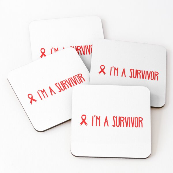 Item preview, Substance Abuse Survivor: Red I'm A Survivor Ribbon  designed and sold by SnickerDoodleUS.