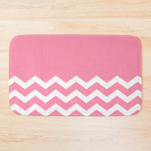 Item preview, BAKER MILLER PINK AND WHITE  CHEVRON ZIG ZAG  HALF TONE PATTERN - BY OZCUSHIONSTOO designed and sold by ozcushionstoo.