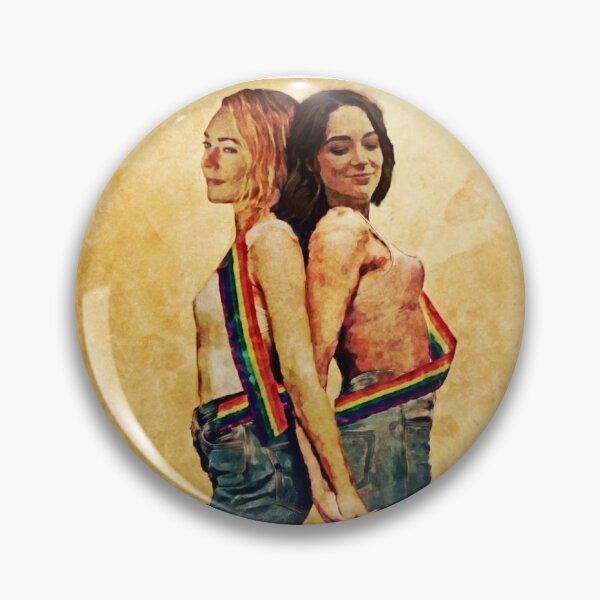 Item preview,  holding hands and wearing gay pride sashes :) designed and sold by Aemeth.