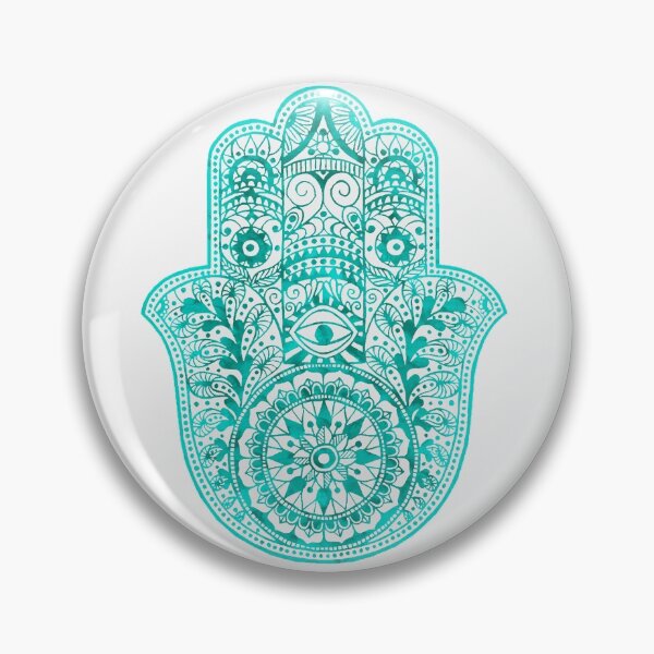 Item preview, Turquoise Hamsa Hand designed and sold by maryedenoa.