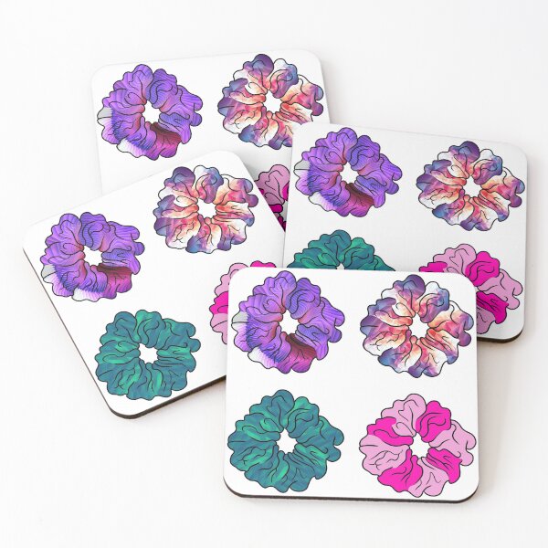 Item preview, Scrunchie Sticker Packs Chic Colorful Hair Scrunchy designed and sold by laurasgallery.