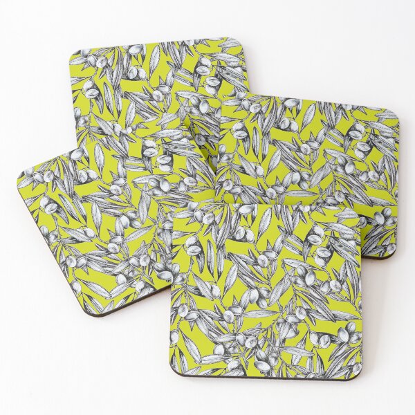 Item preview, LIME OLIVE BRANCHES designed and sold by Maya Kayali Alem.