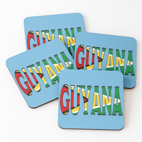 Item preview, Guyana Font with Guyanese Flag designed and sold by Havocgirl.