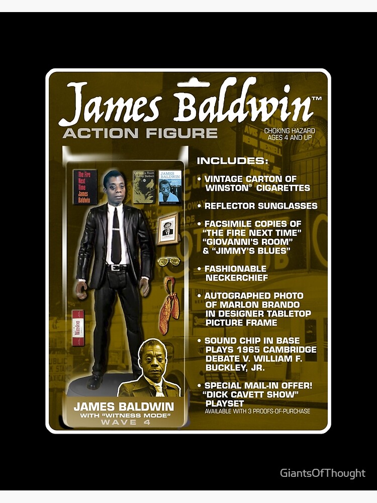 James Baldwin™ Action Figure | Art Board Print