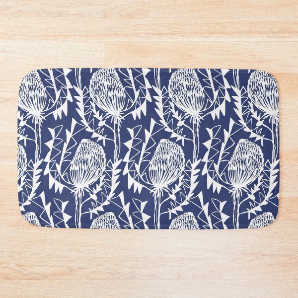 Item preview, Banksia Blue and White designed and sold by Kirsten Katz.