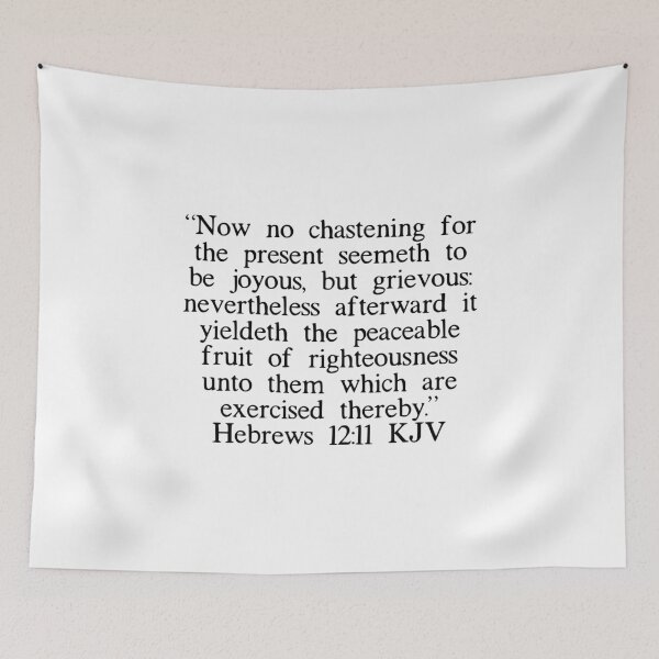 Item preview, Hebrews 12:11 KJV designed and sold by IBMClothing.