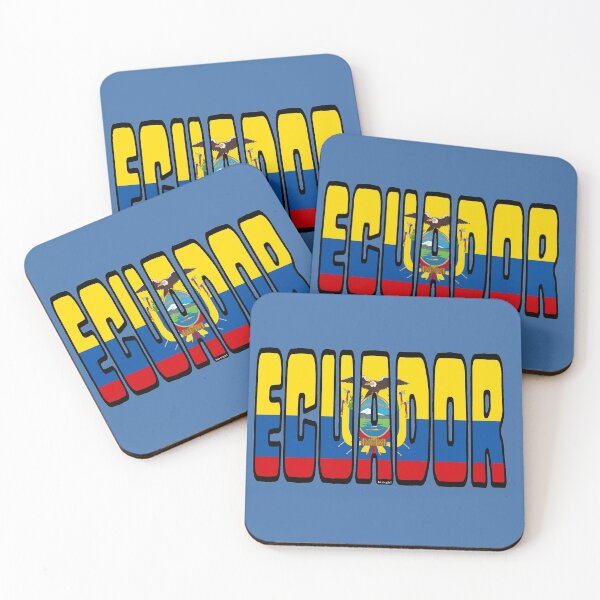Item preview, Ecuador Font with Ecuadorian Flag designed and sold by Havocgirl.