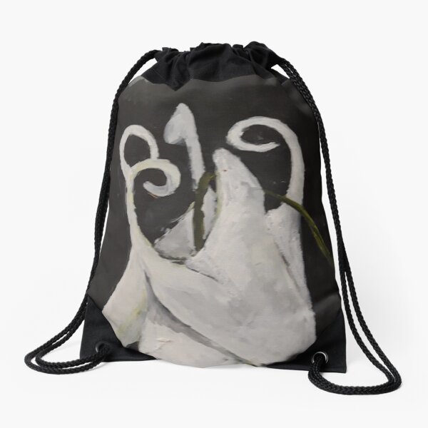 columbine flower Drawstring Bag
