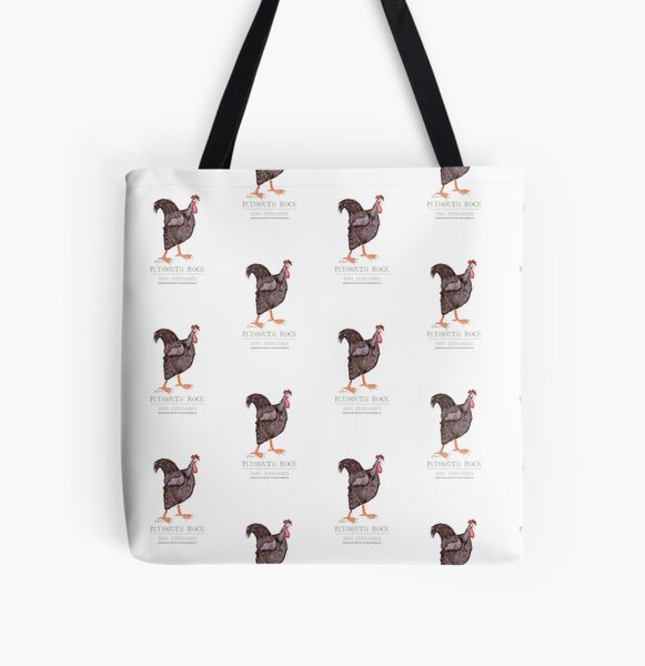 plymouth rock hen - tony fernandes All Over Print Tote Bag