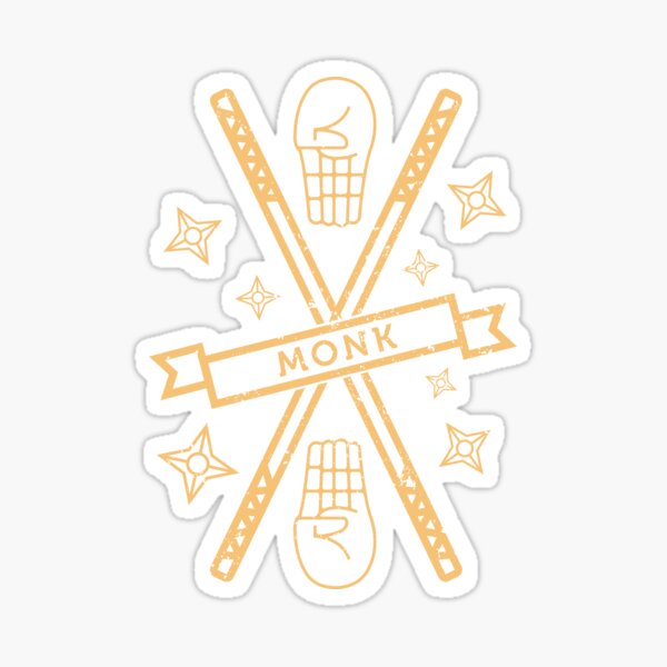 Monk Sticker