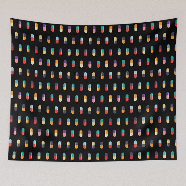 Item preview, Pill-ka-dots - Black designed and sold by SOMA APPAREL.