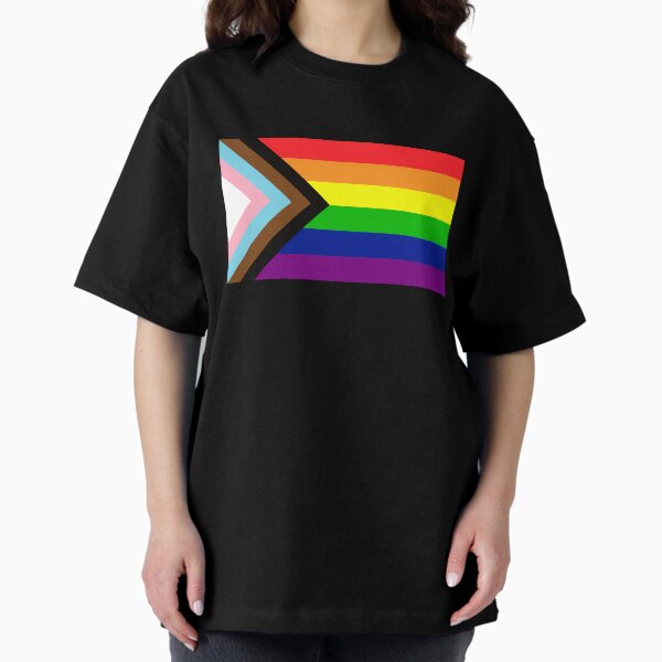 Item preview, Progress Gay Pride Flag| Gay Pride Shirt| LGBT Rainbow Tee | New Pride Flag designed and sold by YikesForever.