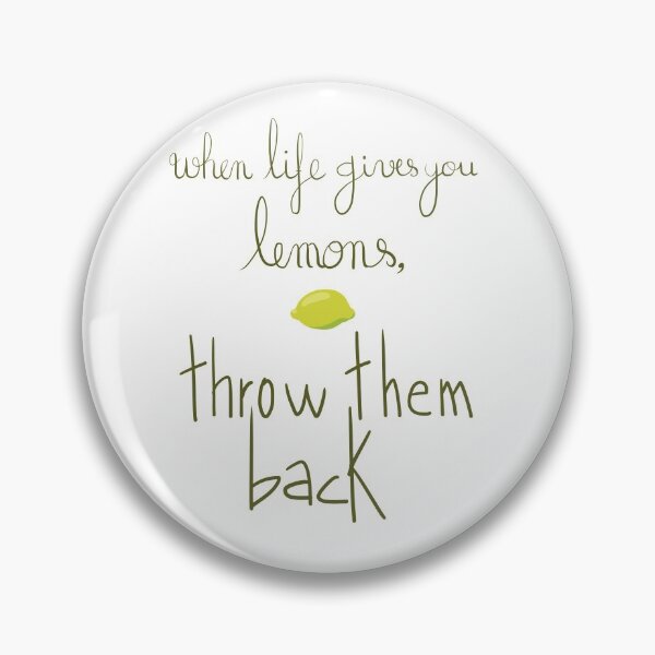 Item preview, When life gives you lemons, throw them back Caligraphy design designed and sold by cu-b3.
