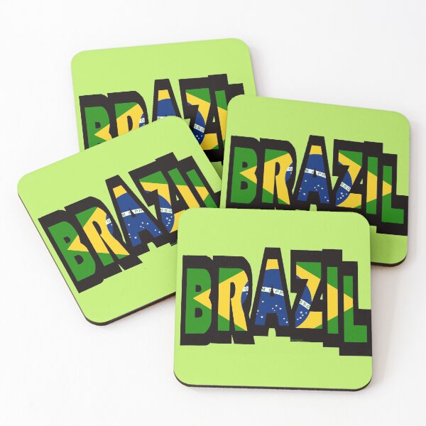 Item preview, Brazil Font with Brazilian Flag designed and sold by Havocgirl.
