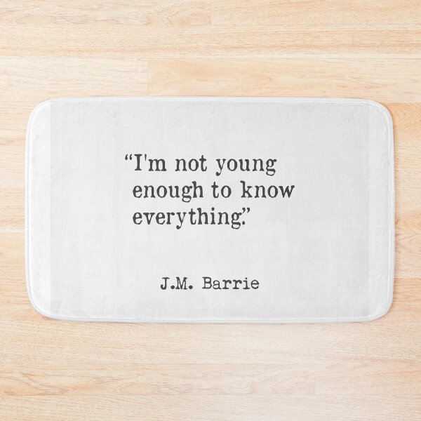 Item preview, J.M. Barrie good quote designed and sold by Ariana Mila -  Awesome quotes.