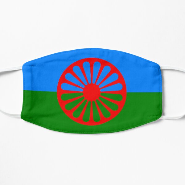 face mask flag of the romani people o styago le romengo Mask