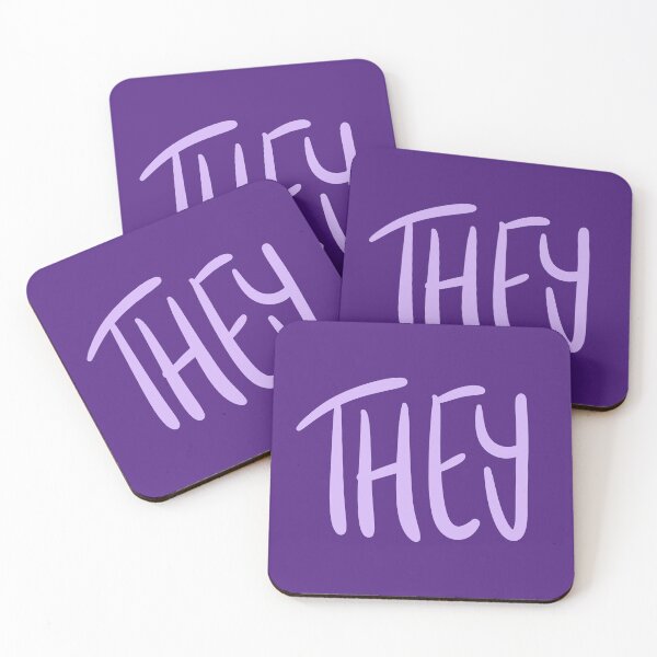 Item preview, THEY, v5, lavender/dark purple designed and sold by Skyler Orion X.