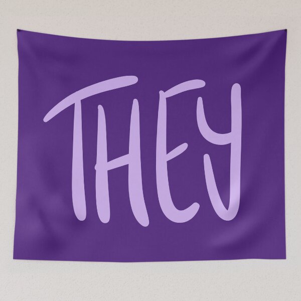 Item preview, THEY, v5, lavender/dark purple designed and sold by Skyler Orion X.