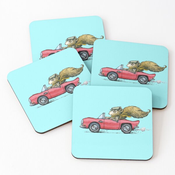 Item preview, Driver Squirrel, Cool Convertable Driving Design designed and sold by joykolitsky.