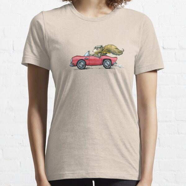 Driver Squirrel, Cool Convertable Driving Design Essential T-Shirt