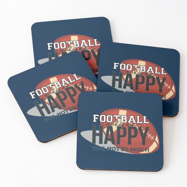 Item preview, Football makes me happy designed and sold by johnanderson23.