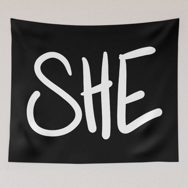 Item preview, SHE, v5, black/white designed and sold by Skyler Orion X.