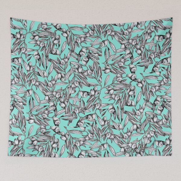 Item preview, BLUE OLIVE BRANCHES designed and sold by Maya Kayali Alem.