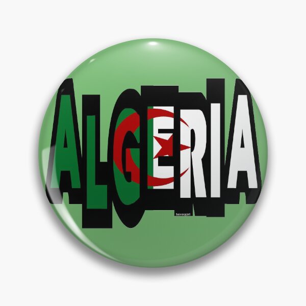 Item preview, Algeria Font with Algerian Flag designed and sold by Havocgirl.