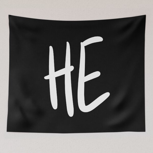 Item preview, HE, v5, black/white designed and sold by Skyler Orion X.